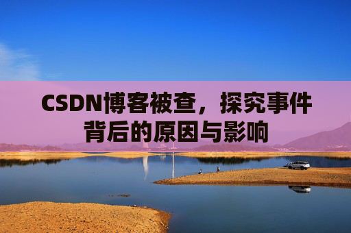 CSDN博客被查,探究事件背后的原因与影响